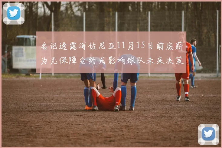 名记透露海佐尼亚11月15日前底薪为无保障合约或影响球队未来决策
