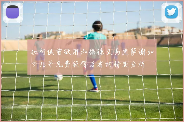 独行侠曾欲用加福德交易里萨谢如今几乎免费获得后者的转变分析